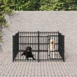  Kojec zewnętrzny dla psa, stalowy, 3,75 m² Lumarko!