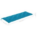  Poduszka na ławkę ogrodową, jasnoniebieska, 150x50x7cm, tkanina Lumarko!