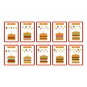  Drewniany Burger Restauracja Układanka Dla Dzieci 15 El. Certyfikat Fsc Lumarko!