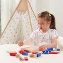  Drewniana Gra Budowanie Klocki 3d Montessori Lumarko!