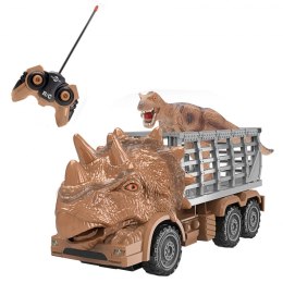  Samochód Zdalnie Sterowany Rc Dinozaur Brązowy + Figurka Lumarko!