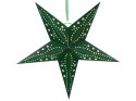  Zestaw 2 wiszących gwiazd brokatowych LED 45 cm zielony MOTTI Lumarko!