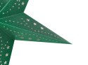  Zestaw 2 wiszących gwiazd brokatowych LED 45 cm zielony MOTTI Lumarko!