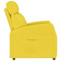  Fotel rozkładany, żółty, obity tkaniną Lumarko!