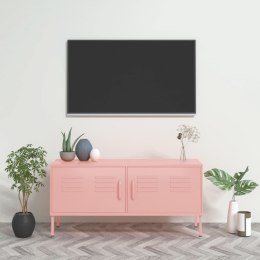  Szafka pod telewizor, różowa, 105x35x50 cm, stalowa Lumarko!