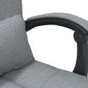  Rozkładany fotel masujący, jasnoszary, obity tkaniną Lumarko!