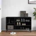  Szafka na buty, czarna, 102x36x60 cm, materiał drewnopochodny Lumarko!