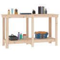  Stół roboczy, 140x50x80 cm, lite drewno sosnowe Lumarko!