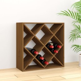  Szafka na wino, miodowy brąz, 62x25x62 cm, drewno sosnowe Lumarko!
