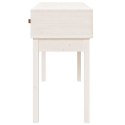  Stolik konsolowy, biały, 114 x 40 x 75 cm, lite drewno sosnowe Lumarko!