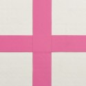  Mata gimnastyczna z pompką, 300x100x15 cm, PVC, różowa Lumarko!