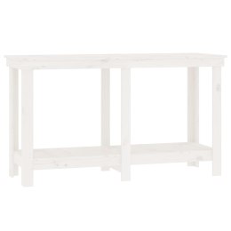  Stół roboczy,biały, 140x50x80 cm, lite drewno sosnowe Lumarko!