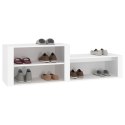  Półka na buty, biała, 150x35x45 cm, materiał drewnopochodny Lumarko!