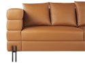  Sofa 3-osobowa ekoskóra brązowa GRANNA Lumarko!