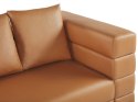 Sofa 3-osobowa ekoskóra brązowa GRANNA Lumarko!