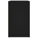  Szafka nocna, czarna, 50x36x60 cm, materiał drewnopochodny Lumarko!