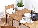  Zestaw ogrodowy drewno akacjowe stół i 4 krzesła FORNELLI Lumarko!