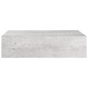  Półka ścienna z szufladą, szarość betonu, 40x23,5x10 cm, MDF Lumarko!