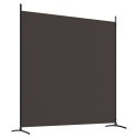  Parawan 2-panelowy, brązowy, 348x180 cm, tkanina Lumarko!
