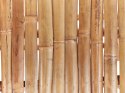  Leżak ogrodowy bambusowy jasne drewno z białym LIGURE Lumarko!