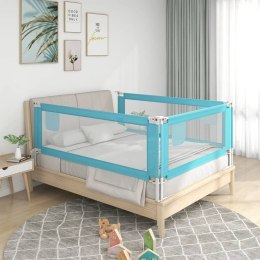  Barierka do łóżeczka dziecięcego, niebieska, 90x25 cm, tkanina Lumarko!