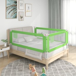  Barierka do łóżeczka dziecięcego, zielona, 190x25 cm, tkanina Lumarko!