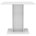  Stół jadalniany, wysoki połysk, biały, 80 x 80 x 75 cm Lumarko!