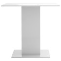  Stół jadalniany, wysoki połysk, biały, 80 x 80 x 75 cm Lumarko!