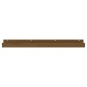  Półki ścienne, 2 szt., miodowy brąz, 110x12x9cm, drewno sosnowe Lumarko!