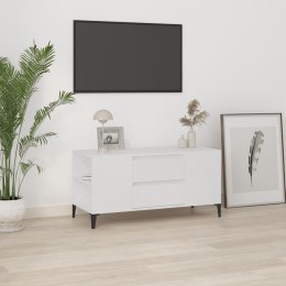  Szafka pod TV, biała, 102x44,5x50 cm, materiał drewnopochodny Lumarko!