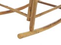  Fotel bujany bambusowy jasne drewno z białym FRIGOLE Lumarko!