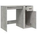  Biurko, szarość betonu, 100x49x75 cm, materiał drewnopochodny Lumarko!