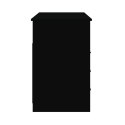  Biurko z szufladami, czarne, 102x50x76 cm Lumarko!