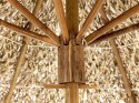 Stolik ogrodowy bambusowy z parasolem VIGNOLA Lumarko!