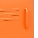 Szafka nocna, pomarańczowa, 35x35x51 cm, stalowa Lumarko!
