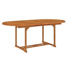 Stół ogrodowy, 200x100x75 cm, lite drewno eukaliptusowe Lumarko!