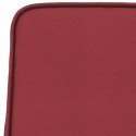 Krzesło wypoczynkowe, czerwone, 54x75x76 cm, sztuczna skóra Lumarko!
