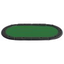 Składany blat do pokera dla 10 osób, zielony, 208x106x3 cm Lumarko!