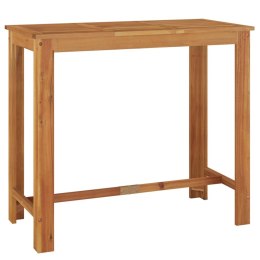 Ogrodowy stolik barowy, 120x60x105 cm, lite drewno akacjowe Lumarko!