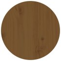 Stolik kawowy, miodowy brąz, Ø 35x35 cm, lite drewno sosnowe Lumarko!