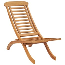 Składane krzesło ogrodowe, 50x90x69 cm, lite drewno tekowe Lumarko!