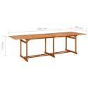 Ogrodowy stół jadalniany, 280x90x75 cm, lite drewno akacjowe Lumarko!