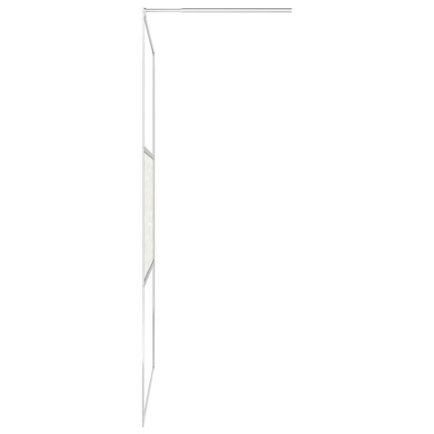 Ścianka prysznicowa, szkło ESG, wzór w kamienie, 140 x 195 cm Lumarko!