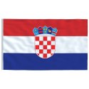Flaga Chorwacji z masztem, 6,23 m, aluminium Lumarko!