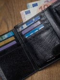 Skórzany portfel męski z systemem RFID Protect Lumarko!