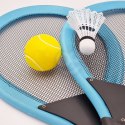 WOOPIE Duże Rakietki do Tenisa Badminton dla Dzieci Zestaw + Piłka Lotka Lumarko!