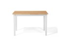 Stół do jadalni drewniany 120 x 75 cm jasny z białym HOUSTON Lumarko!