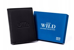 Męski, skórzany portfel bez zapięcia zewnętrznego — Always Wild Lumarko!