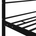 Rama łóżka z baldachimem, czarna, metalowa, 120 x 200 cm Lumarko!