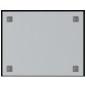 Ścienna tablica magnetyczna, czarna, 50x40 cm, szkło hartowane Lumarko!